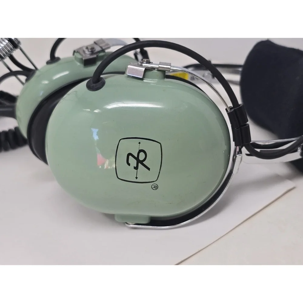 David Clark Aviation Headset Model H10-76 P/N 12510G-21 Untested U114